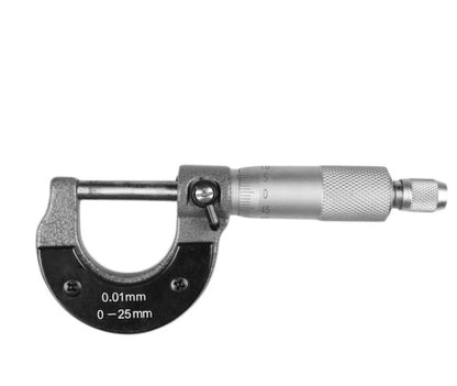 Hot B 0-25mm 0.01mm Gauge Outside Metric Micrometer Tool With Metal For Mechanist Caliper Tool New