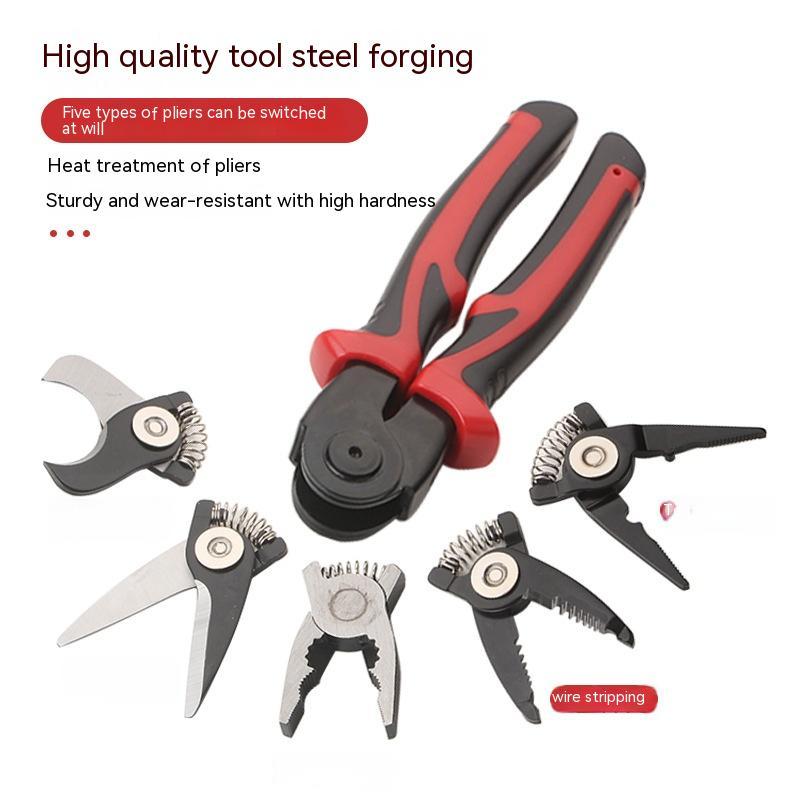 New Multi-functional Interchangeable Pliers Set