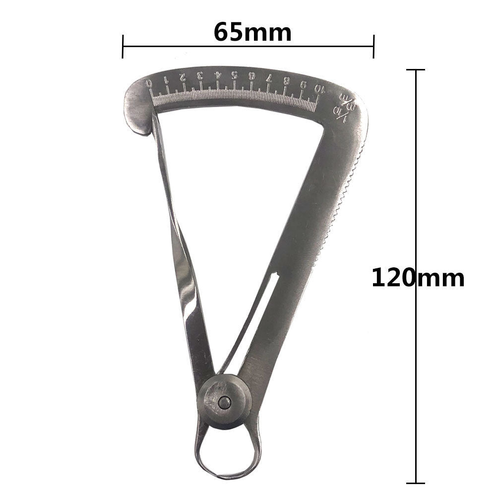 Stainless Steel Inner Crown Caliper Inner Diameter Thickness Ruler