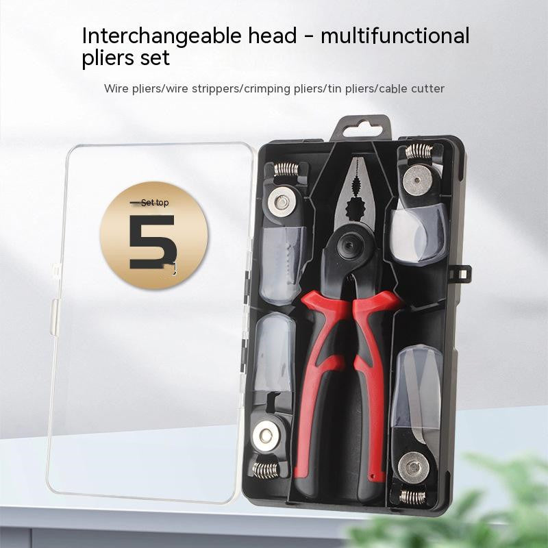 New Multi-functional Interchangeable Pliers Set