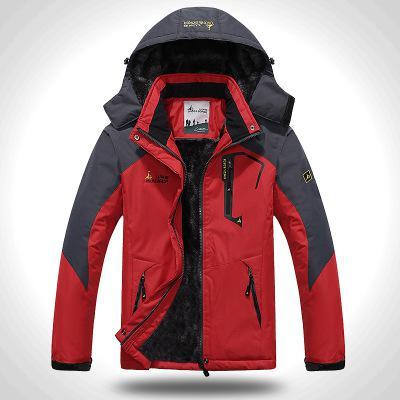 New W Jacket Waterproof Thermal Men Winter Outdoor Hiking Windproof Hombre Camping Windbreaker Ski Coat