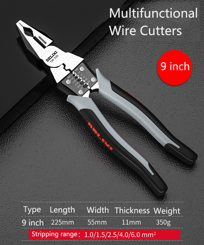 Multifunctional Wire Pliers Vise Needle Nose Pliers Oblique Nose Pliers